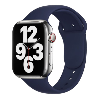 Ремешок для Apple Watch 42/44/45/49 mm Mutural Watch band MIOU series Blue, синий