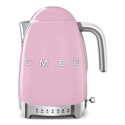 Чайник электрический SMEG 50s Style с регулируемой температурой (KLF04PKEU) Pink, розовый