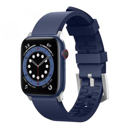 Ремешок для Apple Watch 42/44/45 mm Elago Sport Rubber strap (EAW-BAND-44JIN) Синий
