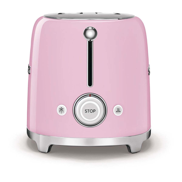 Тостер на 4 ломтика SMEG 50s style (TSF02PKEU) Розовый