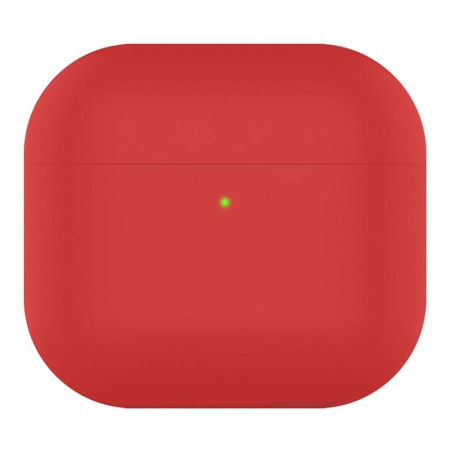 Силиконовый чехол для AirPods 3 Deppa Ultra Slim (47324) Красный