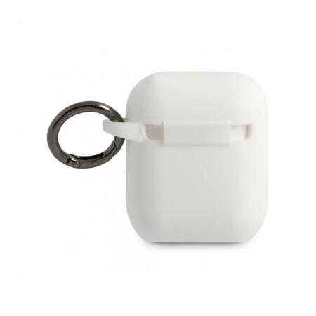 Чехол с карабином CG Mobile для Airpods 2 U.S. POLO ASSN. (USACA2SATH) Белый