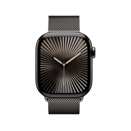 Apple Watch Series 10, 42 мм корпус из титана цвета «Slate», ремешок Milanese Loop цвета «Slate»