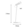 Аккумуляторная многофункциональная настольная лампа Xiaomi Mijia multifunctional Charging Table Lamp (MJTD05YL) Белый