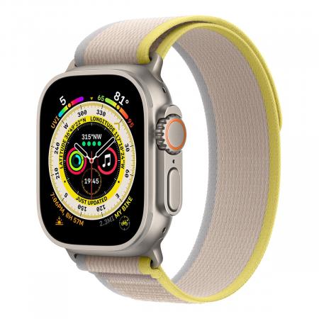 Ремешок для Apple Watch 38/40/41 mm WiWU Trail Loop Watch Band Жёлтый/Бежевый