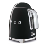 Чайник электрический SMEG 50s Style (KLF03BLEU) Black, чёрный