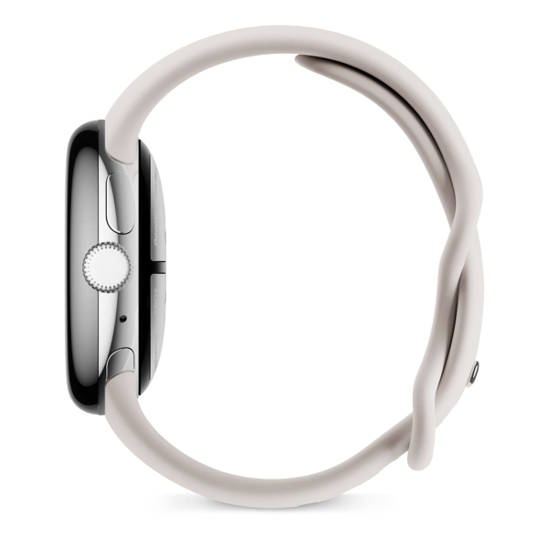 Часы Pixel Watch 2, 41 мм, Wi-Fi, Silver/Porcelain, серебристый