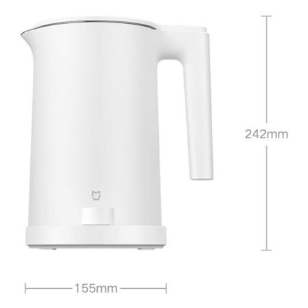 Чайник электрический Xiaomi Mijia Thermostatic Kettle 2 Pro с терморегулятором (MJJYSH01YM) White, белый
