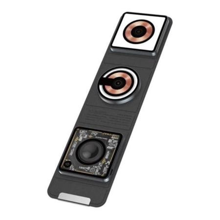 Беспроводное зарядное устройство WiWU TRIPLE 15W Foldable 3в1 wireless charger (Wi-W001) Black, чёрный