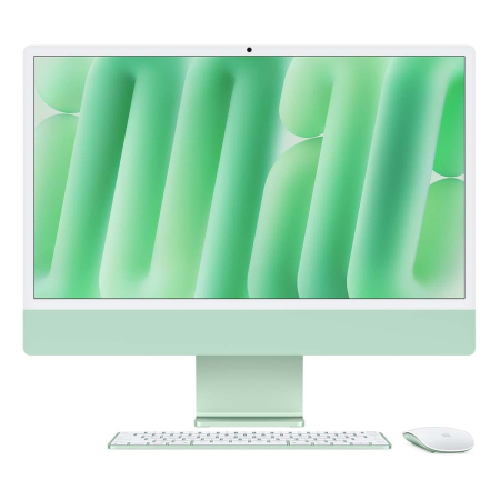 Apple iMac 24" (M4 10C CPU, 10C GPU, 2024) Retina 4,5K, 16Gb, 512Gb SSD (MWV03) Green, зеленый