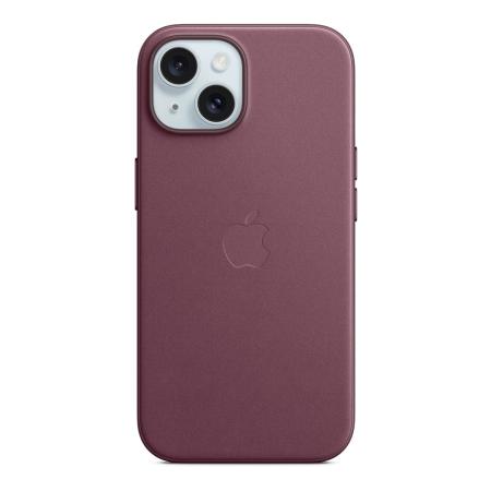 Чехол FineWoven Case для Apple iPhone 15 с MagSafe Mulberry, фиолетовый