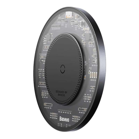 Беспроводное зарядное устройство Baseus Simple 2 Wireless Charger 15W (BS-W530) Black, чёрный