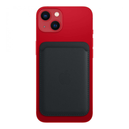 Чехол-бумажник Apple MagSafe для iPhone Midnight, черный