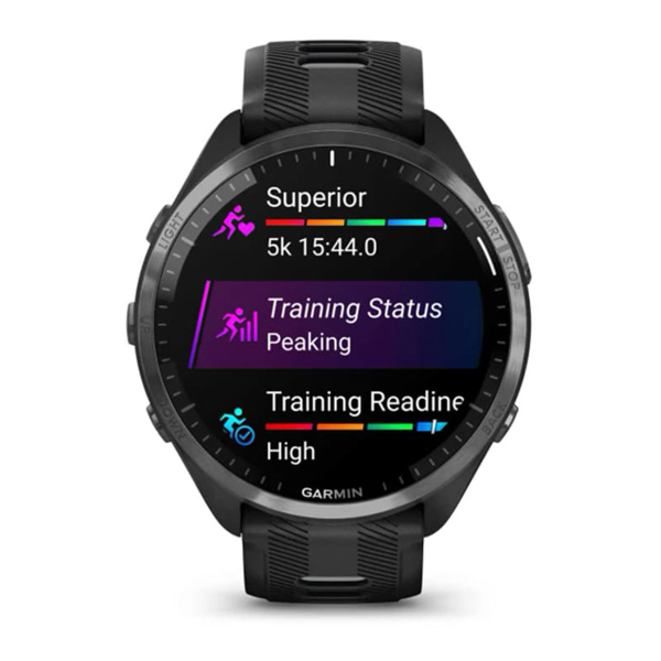 Часы Garmin FORERUNNER 965 Black, черный
