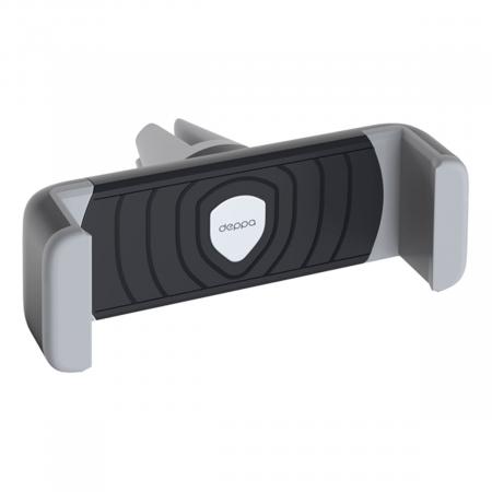 Автомобильный держатель Deppa Crab Air mini для смартфонов, крепление на  вентиляционную решетку (55133) Серый