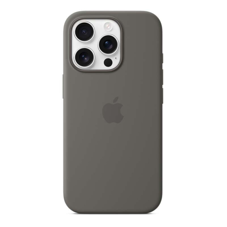 Чехол для iPhone 16 Pro Silicone Case Gray, Серый