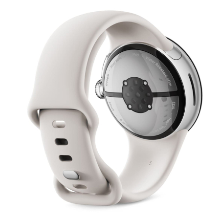 Часы Pixel Watch 2, 41 мм, Wi-Fi, Silver/Porcelain, серебристый